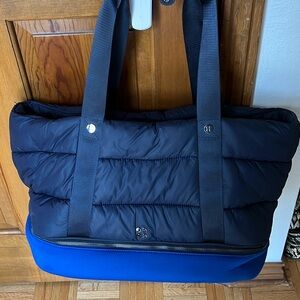 Women's SWEATY BETTY Blue Luxe Gym Bag